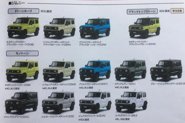 硬朗不失可爱 铃木全新吉姆尼官图发布