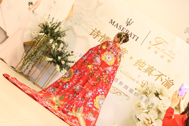诗情花意 纯真不渝 苏州意骏玛莎拉蒂婚纱主题秀